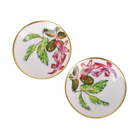 hermes soy dish|Hermes Passifolia Soy Dish – Set of 2 .